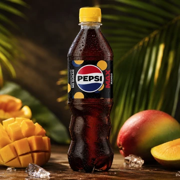 Pepsi Max Mango ízű angol szénsavas üdítő 500ml 