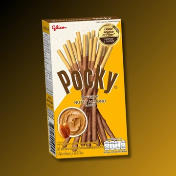 Pocky Nutty Almond mogyorókrém és mandula ízű ropi 39g