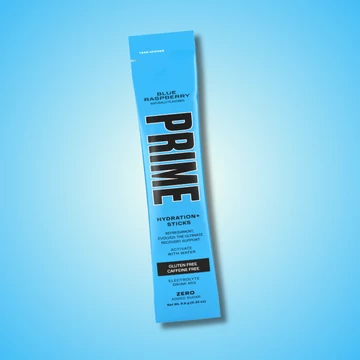 Prime Blue Raspberry Hydration kékmálna ízű prime italpor 9,8g