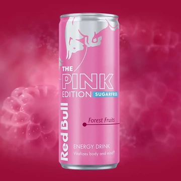 Red Bull The Pink Edition Forest Fruits erdei gyümölcs ízű zero energiaital 250ml