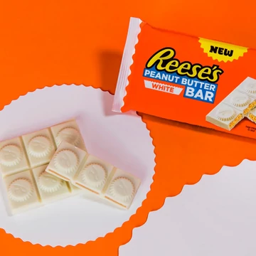 Reeses Peanut Butter Bar White fehércsokoládés mogyoróvajas amerikai édesség 90g
