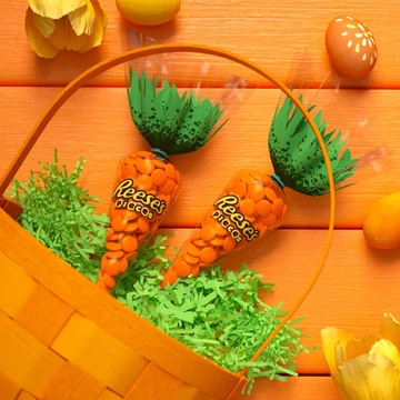 Reeses Carrots limitált húsvéti mogyoróvajas amerikai csokoládé drazsé 62g