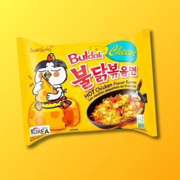 SamYang Buldak sajtos csípős csirke ízű ramen 140g