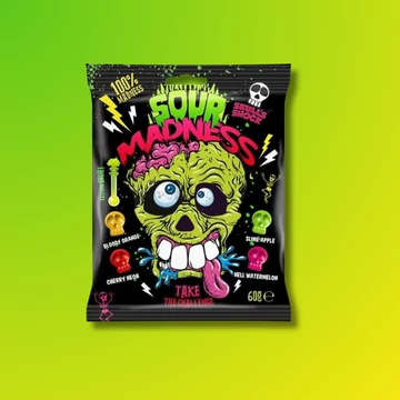 Sour Madness savanyú cukorka 60g