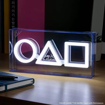 Squid Game falra szerelhető neon hangulatvilágítás