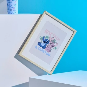 Stitch képkeret Stich ábrával 