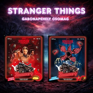 Stranger Things gabonapehely csomag  – limitált kiadás