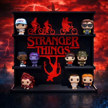  Stranger Things Up Side Down Kinder Funko pop figura tartó