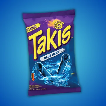 Takis Blue Heat csípős mexikói chips 92g
