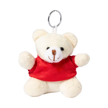 Teddy plüssmackó kulcstartó