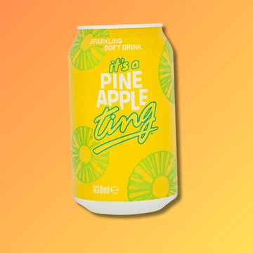 Ting Pineapple angol ananász ízű szénsavas üdítő 330ml