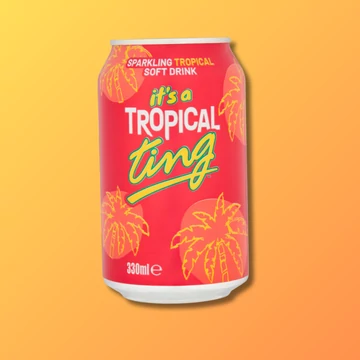 Ting Tropical angol trópusi gyümölcs ízű szénsavas üdítő 330ml