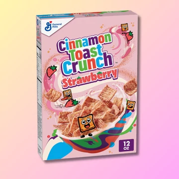 Cinnamon Toast Crunch Strawberry eper ízű Kanadai gabonapehely 340g