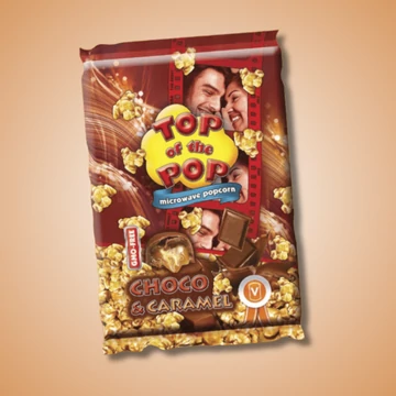 Top of the Pop csoki és karamell ízű popcorn 100g