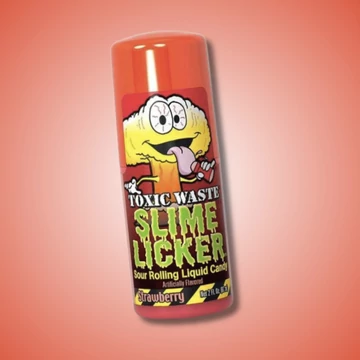 Toxic Waste Slime Licker savanyú folyékony eper ízű cukorka 60ml