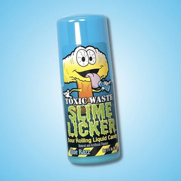 Toxic Waste Slime Licker savanyú folyékony kék málna ízű cukorka 60ml