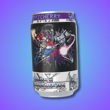 Kawaji x Transformers Decepticherry cseresznyés-vanília ízű szénsavas üdítő 330ml