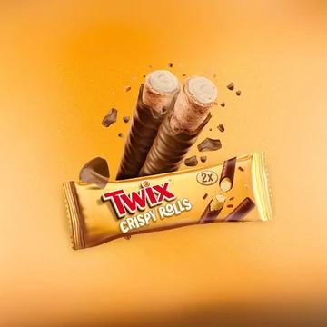 Twix Milk Chocolate Crispy Rolls Snack multipack 112g