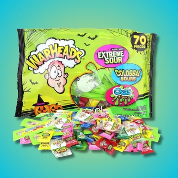 Warheads Halloweeni cukorka válogatás családi kiszerelés 374g