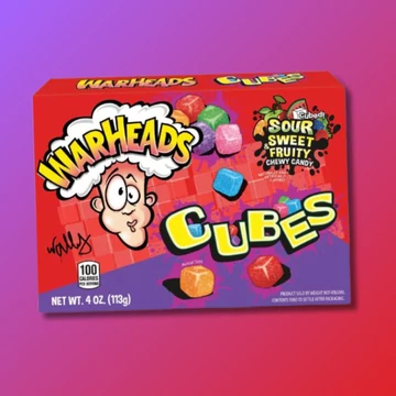 Warheads Sour Cubes savanyú kocka rágós gumicukor 113g