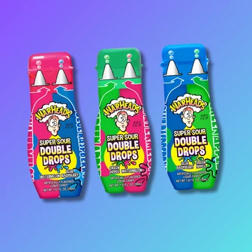 Warheads Super Sour Double Drops savanyú folyékony cukorka 30ml