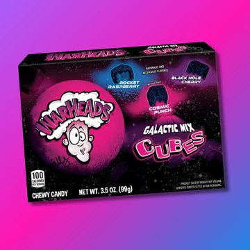 Warheads Galactic Mix Cubes savanyú gumicukor 99g