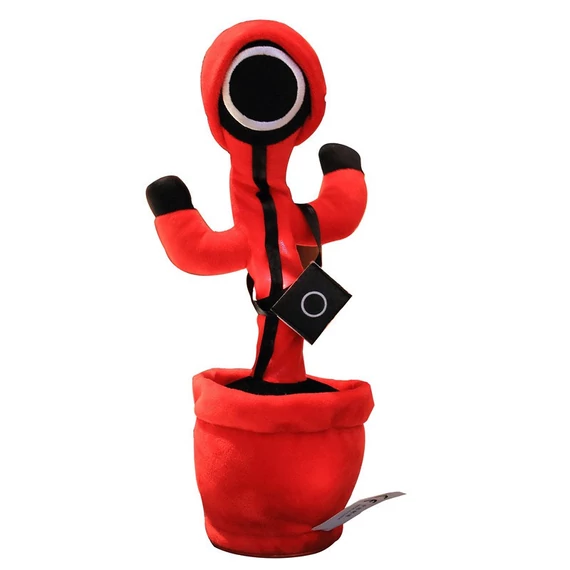 Squid Game táncoló éneklő beszélő plüss 