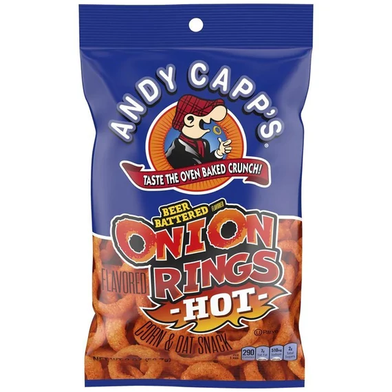 Andy Capps Onion Rings Hot amerikai hagymás chips 57g