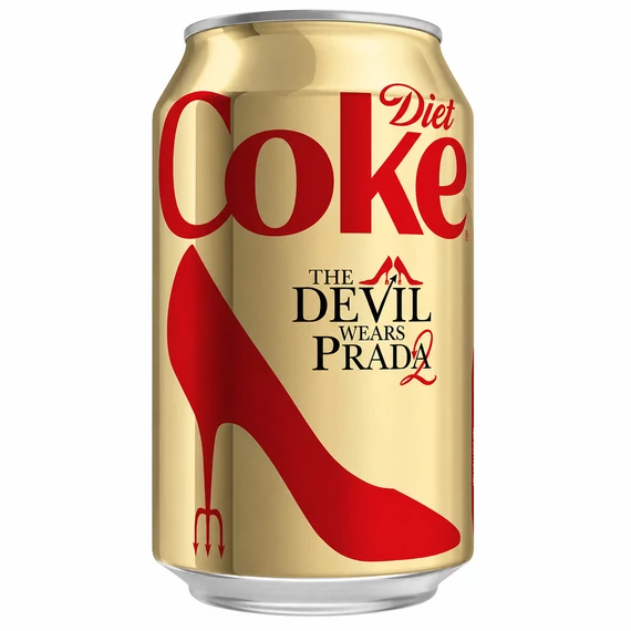 Coca Cola Diet Limited - Az Ördög Prádát visel 2 limitált angol szénsavas koffeinmentes üdítő 330ml
