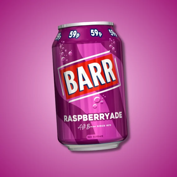 Barr Raspberryade málnás angol üdítőital 330ml