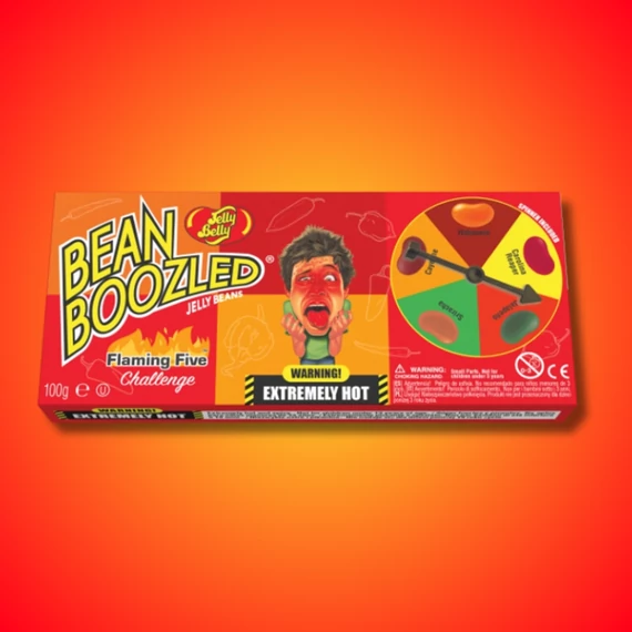 Jelly Belly Bean Boozled Lángoló Ötös pörgetővel 100g 