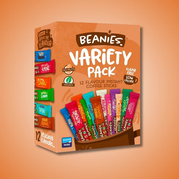 Beanies Variety ízesített instant kávé válogatás 12x2g