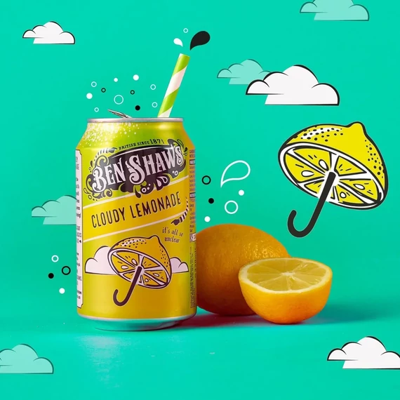 Ben Shaws Cloudy limonádé szénsavas angol üdítő 330ml