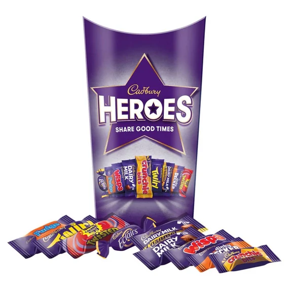 Cadbury Heroes angol csokoládé válogatás 290g