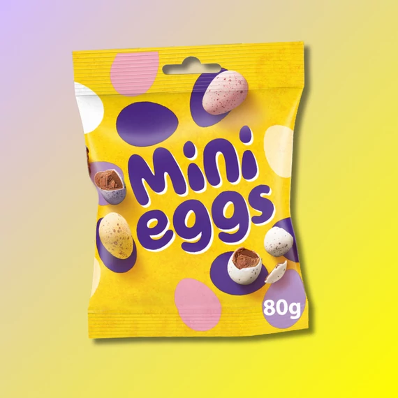 Cadbury Húsvéti mini angol tejcsokoládé tojás 80g