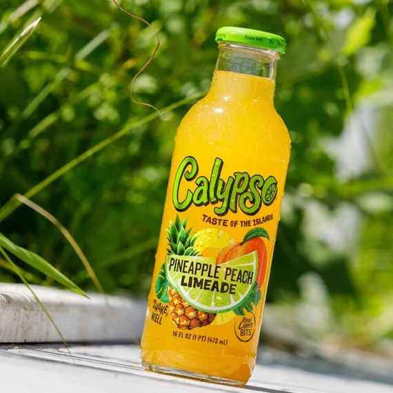 Calypso Pineapple Peach ananász és barack ízű limonádé 473ml