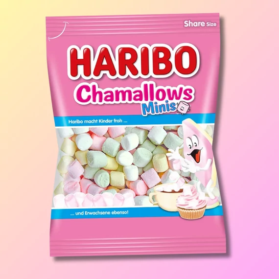 Haribo Chamallows mini gyümölcsös pillecukor 90g