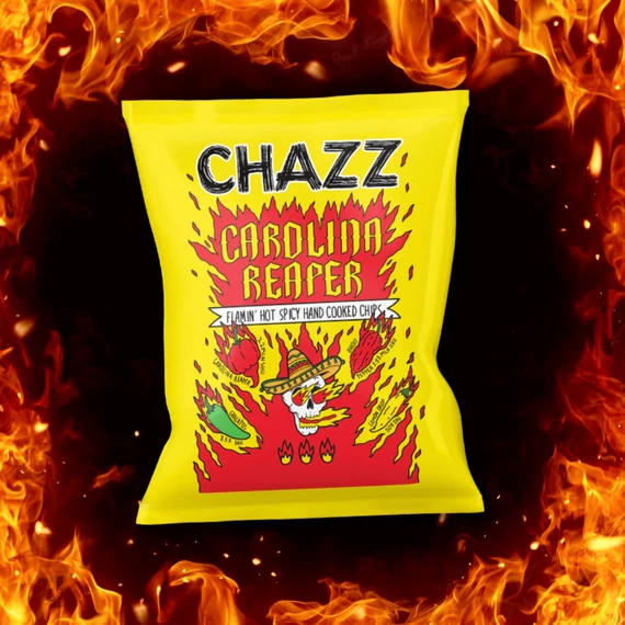 Chazz Carolina Reaper csípős burgonyachips 50g