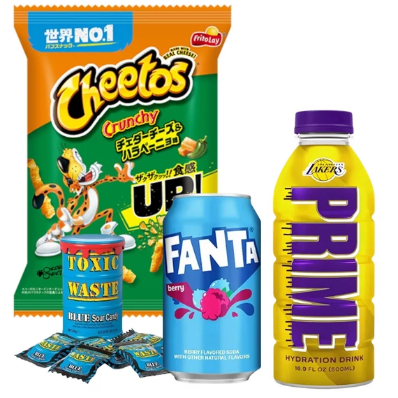 Cheetos Csomag – Japán Különlegesség + Amerikai Snackválogatás