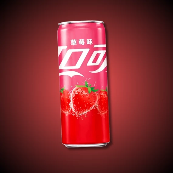 Coca Cola China Strawberry eper ízű szénsavas üdítő 330ml