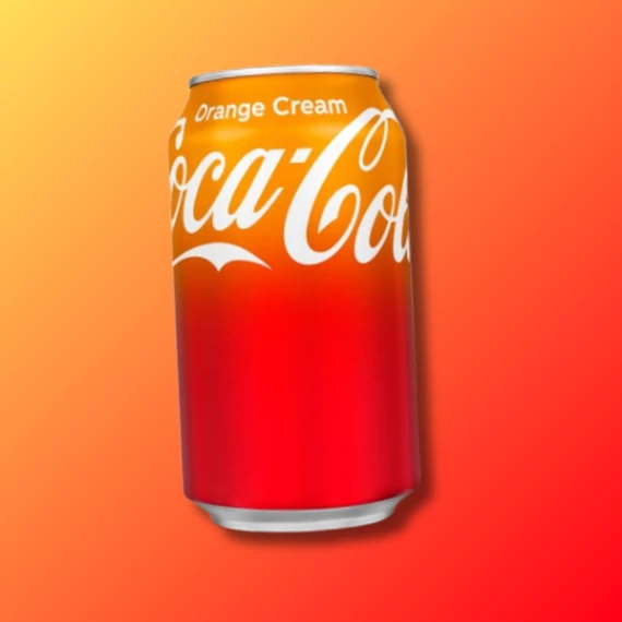 Coca Cola Orange Cream USA narancskrém ízű szénsavas üdítő 355ml
