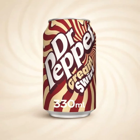 Dr Pepper Cream Swirl krémes szénsavas üdítő 330ml