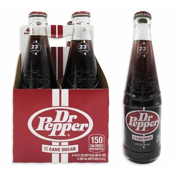 Dr. Pepper Real Sugar üveges cola 355ml