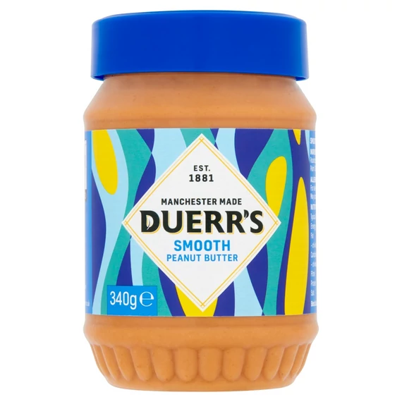 Duerrs Smooth Peanut Butter angol mogyoróvaj 340g