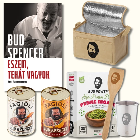Bud Spencer - Eszem tehát vagyok könyv csomag ajándékokkal