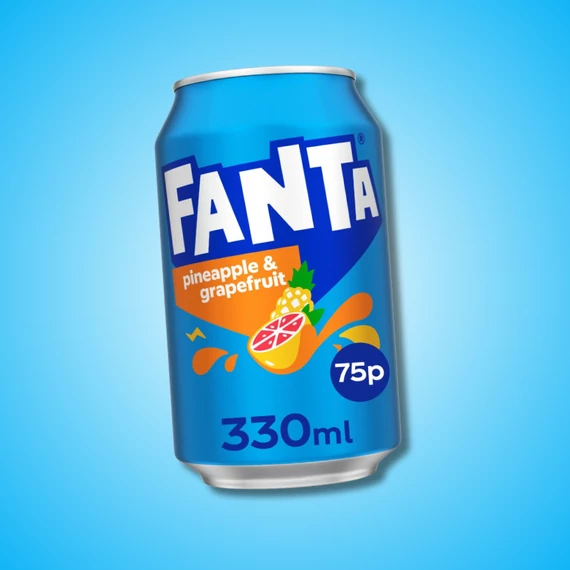 Fanta Pineapple and Grapefruit ananász és grapefruit ízű üdítő 330ml