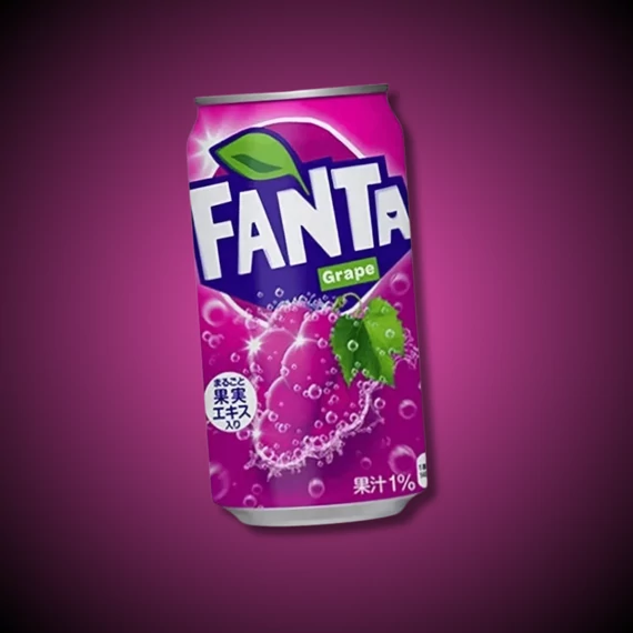 Fanta Grape szőlő ízű japán szénsavas üdítő 350ml