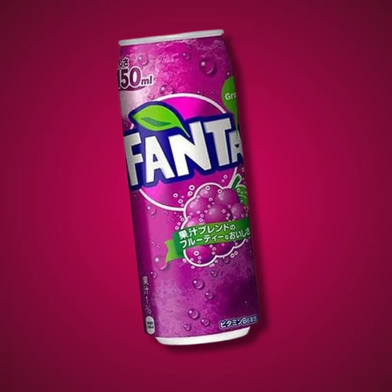 Fanta Grape szőlő ízű japán szénsavas üdítő 500ml