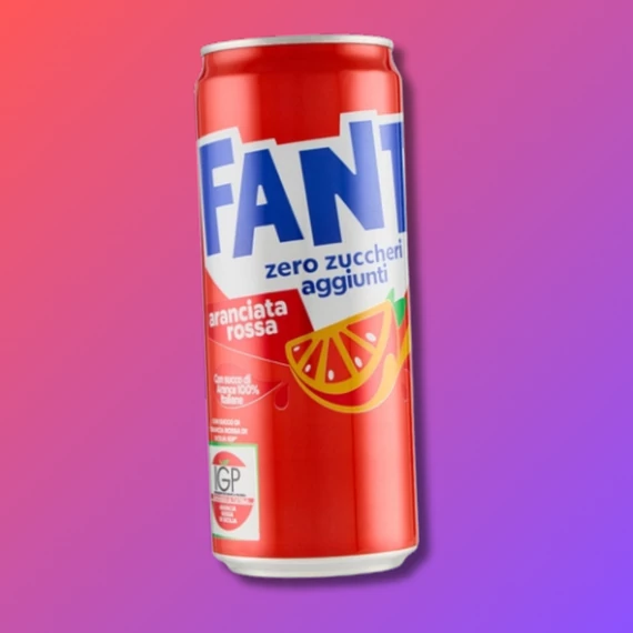 Fanta Zero Vérnarancs ízű szénsavas üdítő 330ml