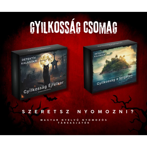Detektív Kalandok: Gyilkosság Csomag
